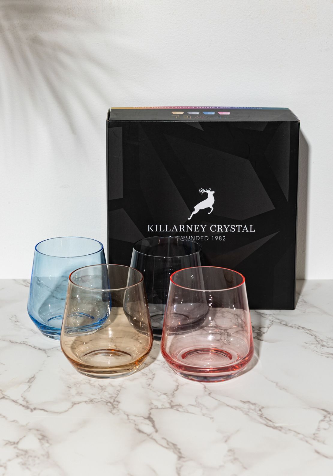 Killarney Crystal Jewel Collection Tumbler Set Of 4 3 Shaws Department Stores