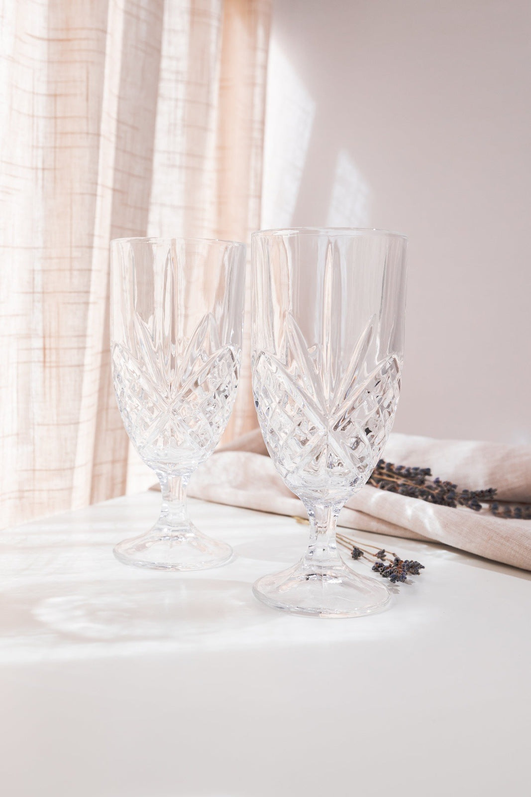 Killarney Crystal Trinity Tall Glass Set Of 6 2 Shaws Department Stores