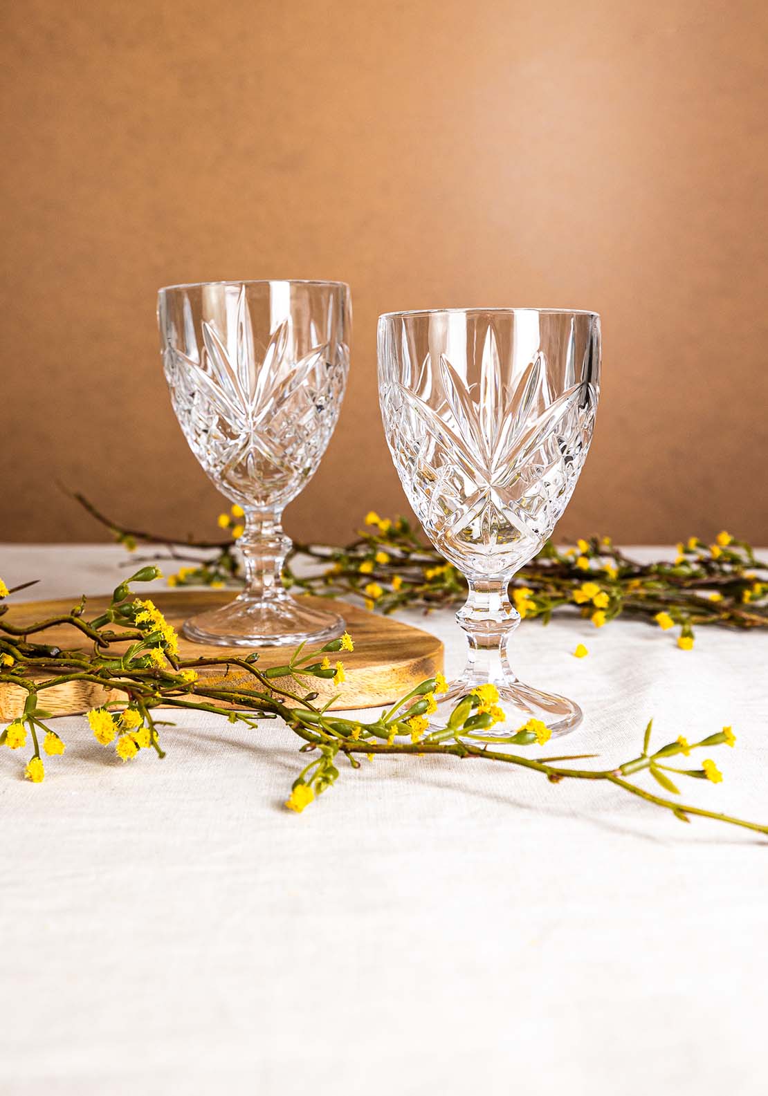 Killarney Crystal Trinity Goblet Set Of 6 1 Shaws Department Stores