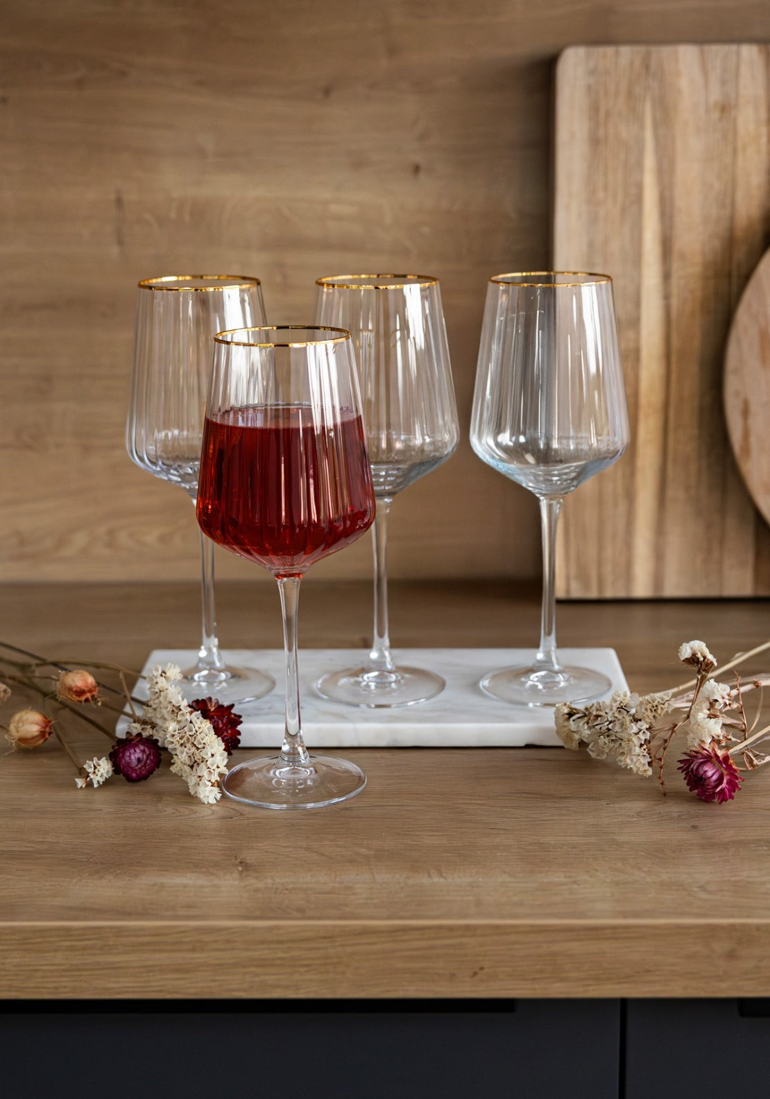 Killarney Crystal Kenmare Collection Wine Glass Set of 4 - Clear 5 Shaws Department Stores