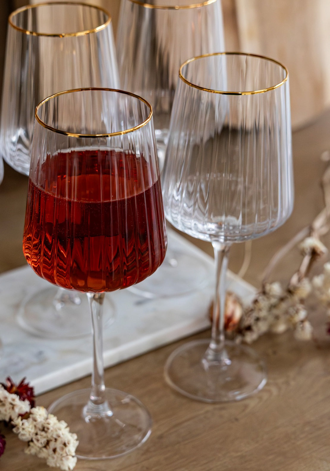 Killarney Crystal Kenmare Collection Wine Glass Set of 4 - Clear 4 Shaws Department Stores