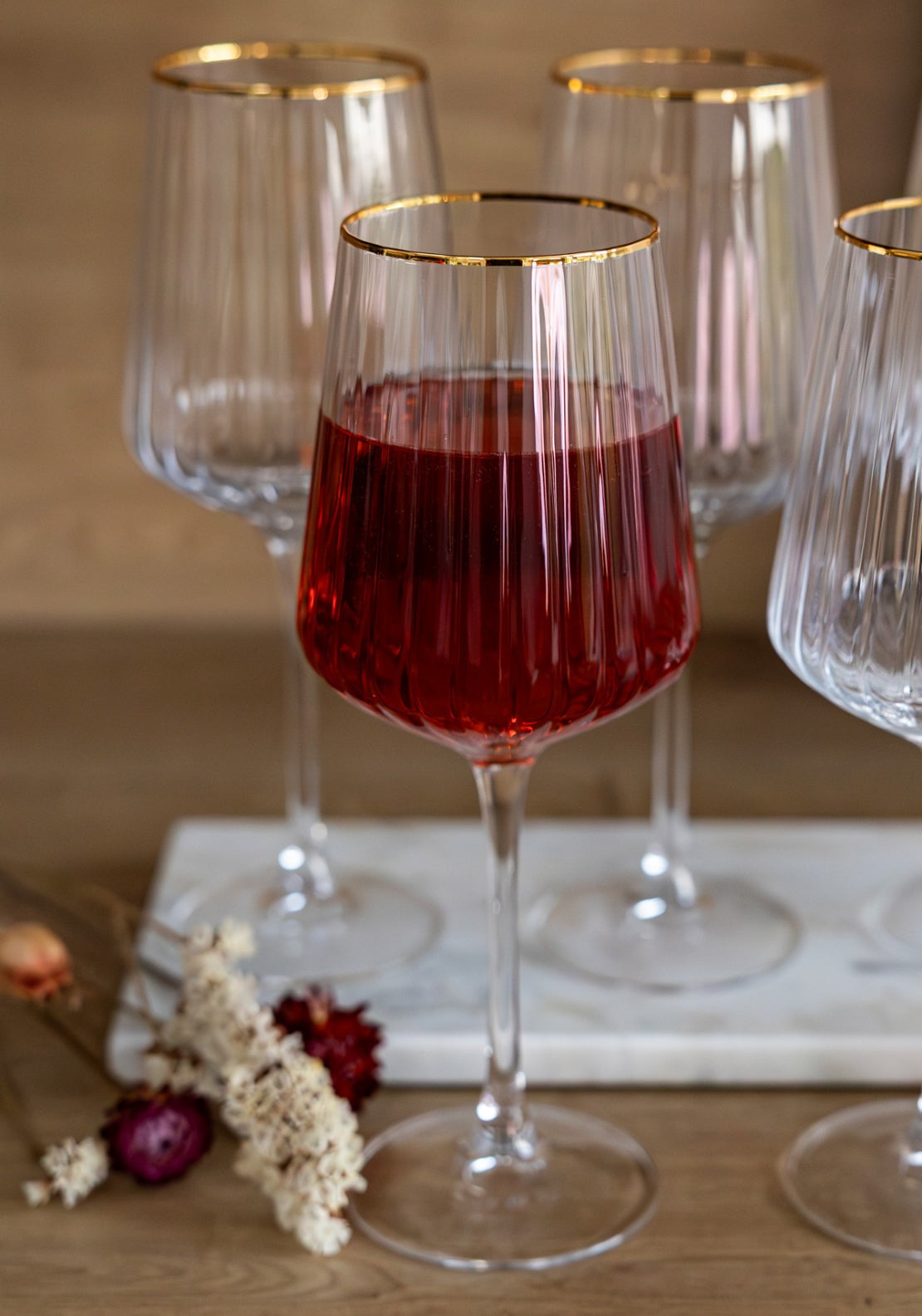 Killarney Crystal Kenmare Collection Wine Glass Set of 4 - Clear 3 Shaws Department Stores