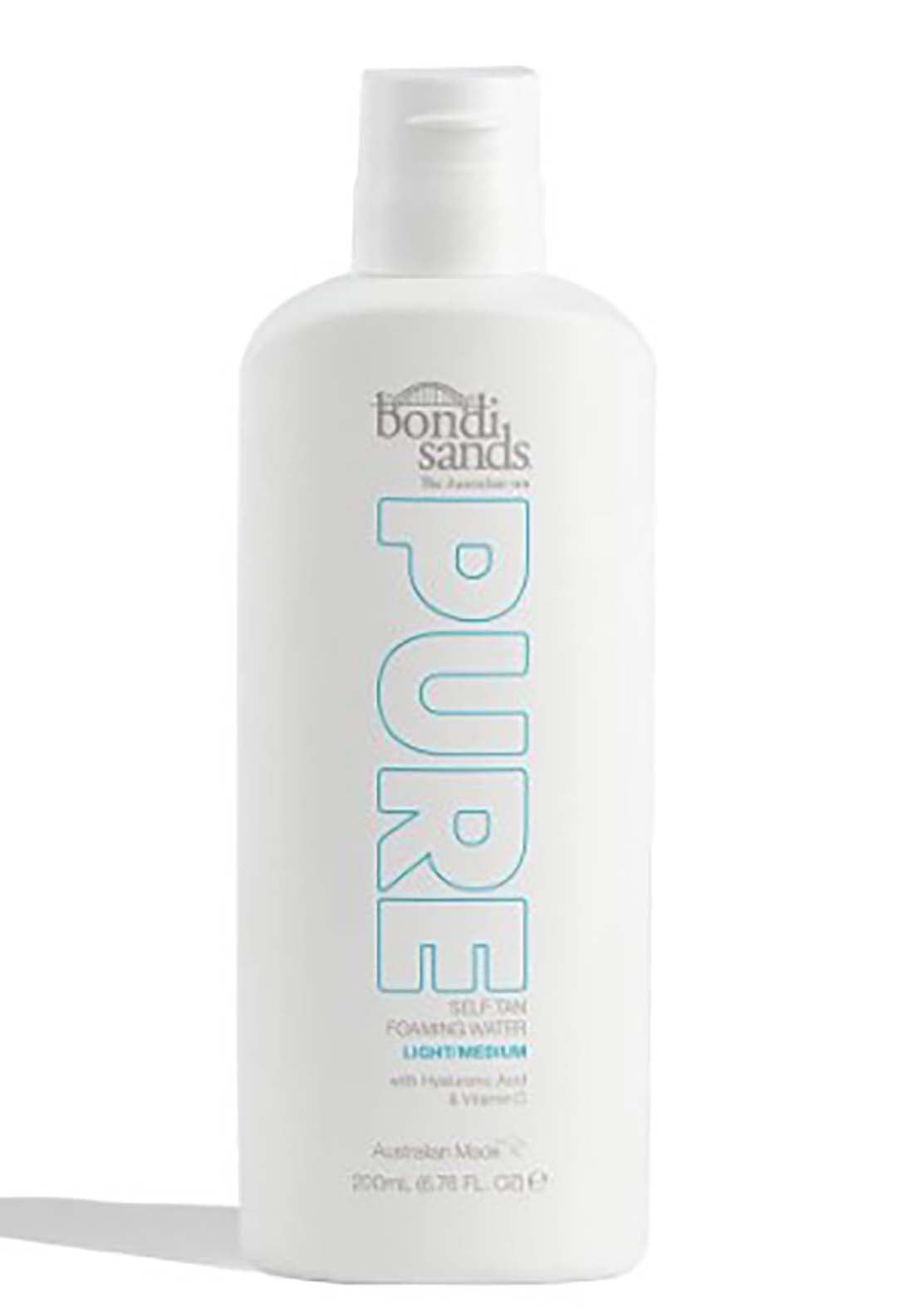 Bondi Sands Pure Self Tan Foaming Water Light/Medium 200ml 1 Shaws Department Stores