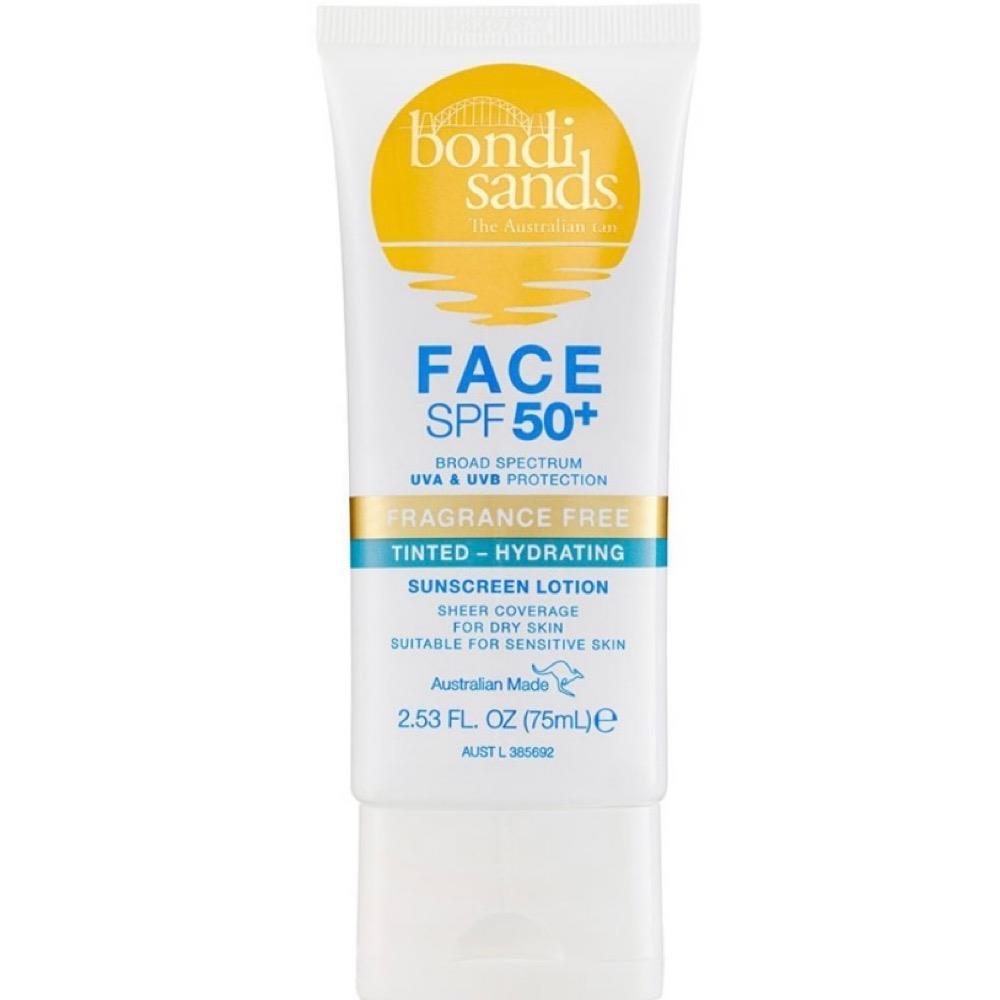 Bondi Sands Bondi Sands Fragrance Free Spf50 Tinted 1 Shaws Department Stores