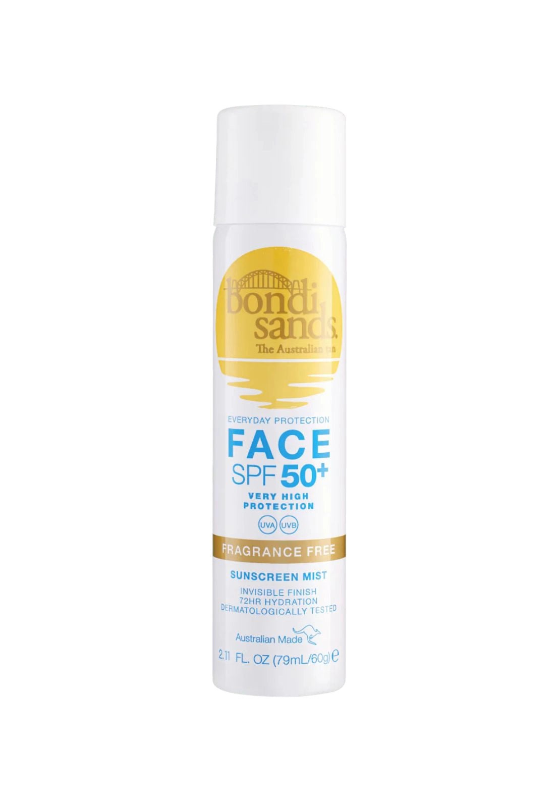 Bondi Sands Fragrance Free Sunscreen Spray SPF 50+ - No Colour 1 Shaws Department Stores