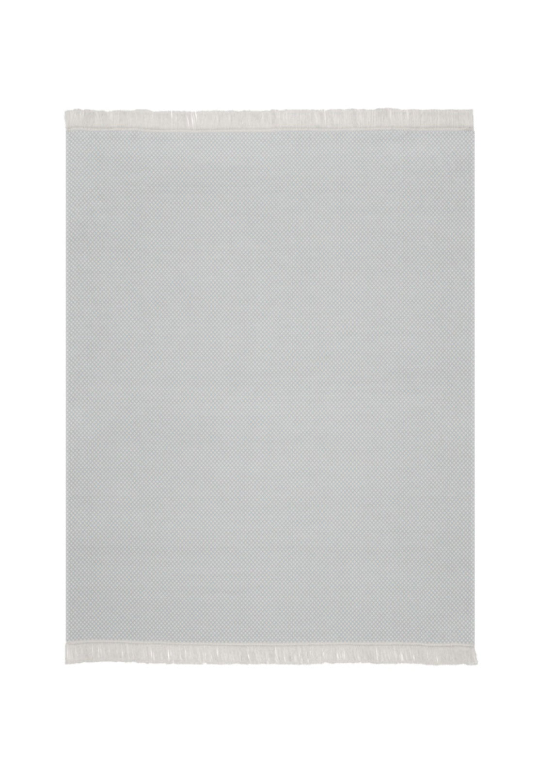 Biederlack Cotton Blend Diamond Pattern Throw - Blue 5 Shaws Department Stores