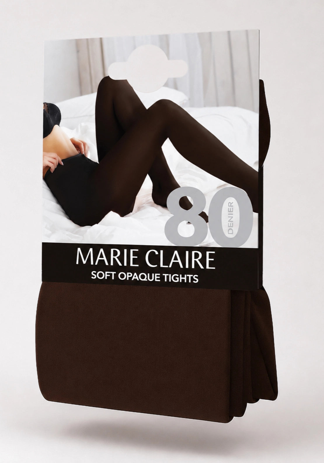 80 Denier Soft Opaque Tights - Brown