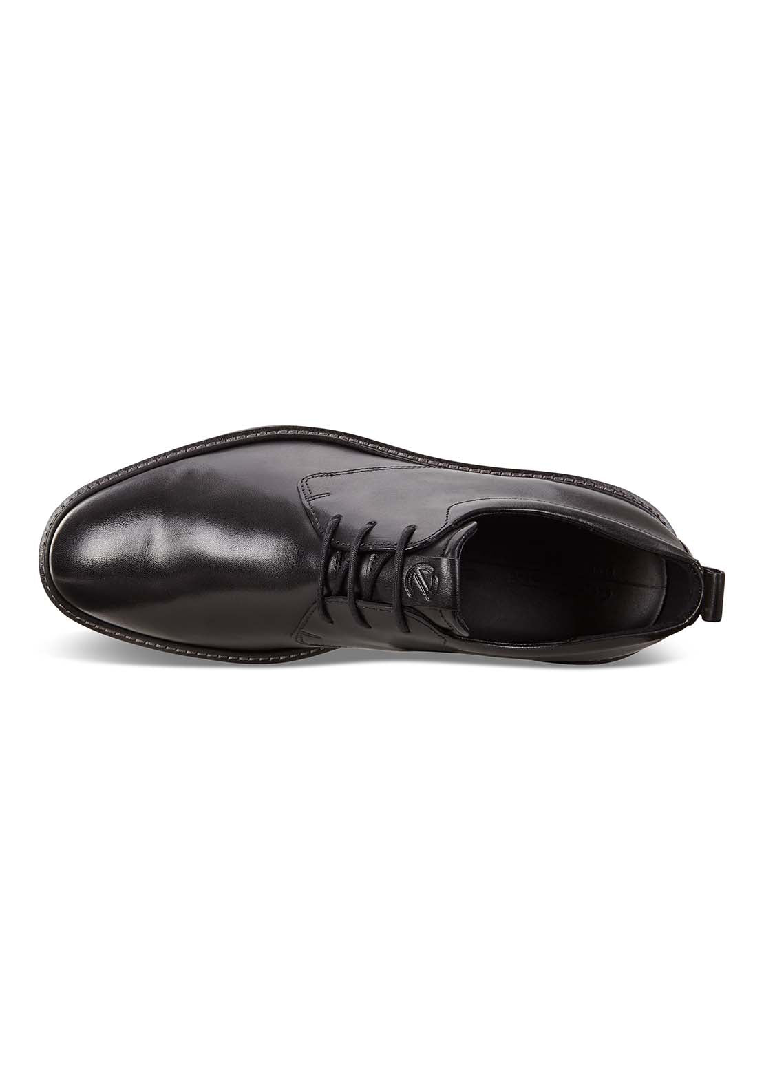 Ecco St1 Hybrid Formal Lace Shoe - Black 2 Shaws Department Stores