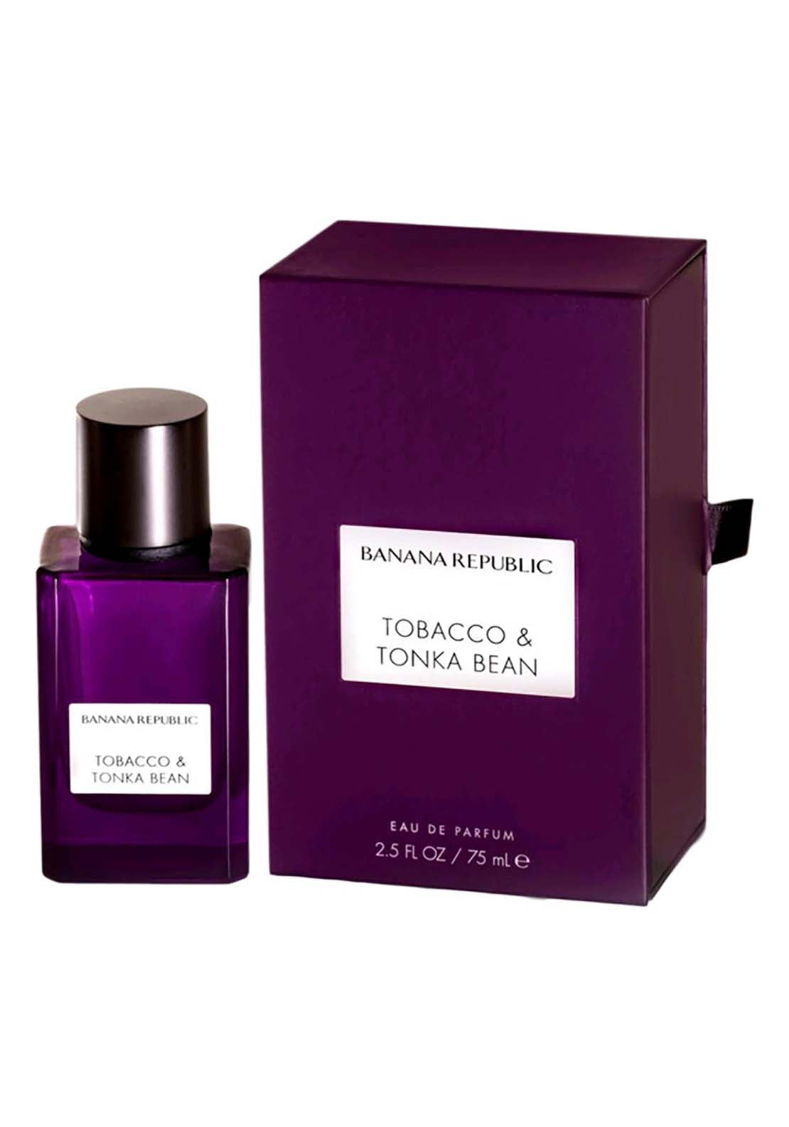 banana republic tobacco & tonka bean for man woman NIB 2.5 oz 75 ml Eau De Parfum creamy vanilla for a seductive foundation for this perfume Banana Republic - Tobacco &