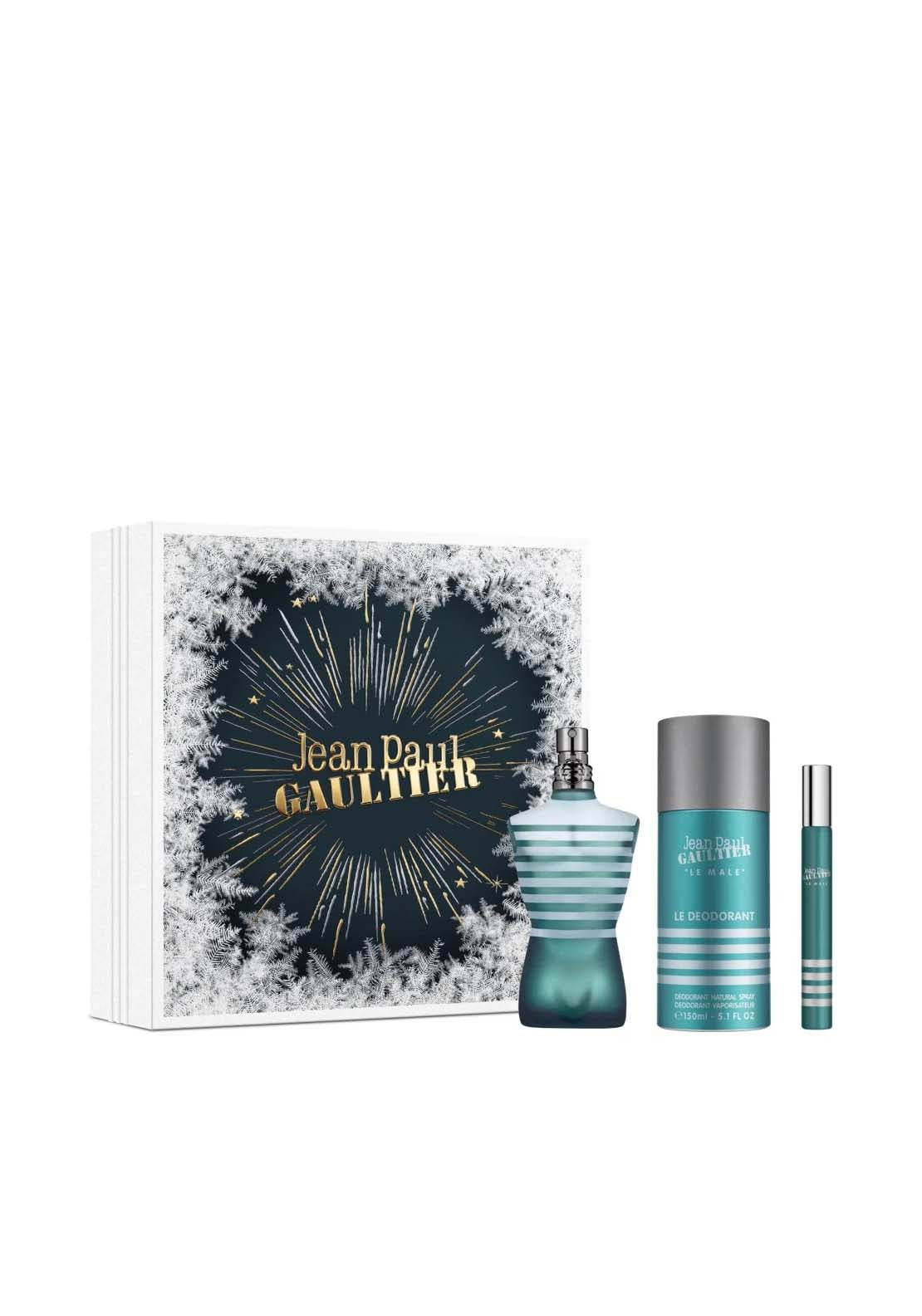 Jean Paul Gaultier Le Male Eau de Toilette 75ml 3 Piece Set 1 Shaws Department Stores