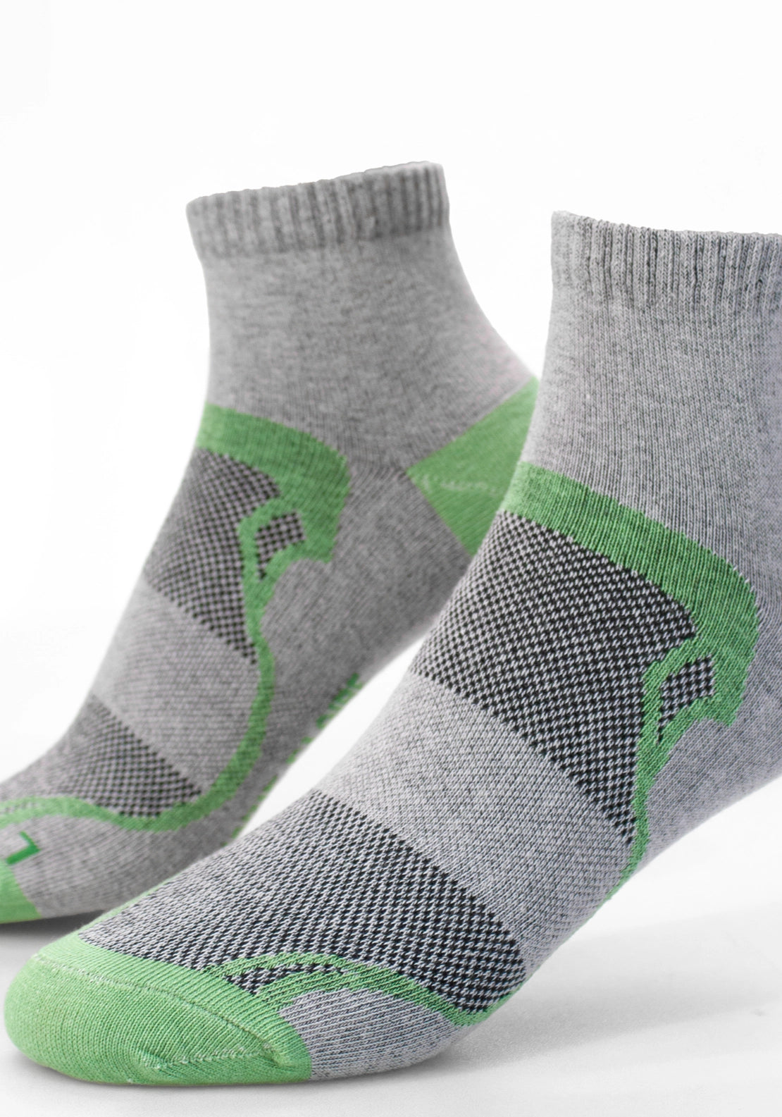 Marie Claire Cotton Trainer Liner Sport Ankle Socks 2 Pair Pack - Assorted Mix 3 Shaws Department Stores