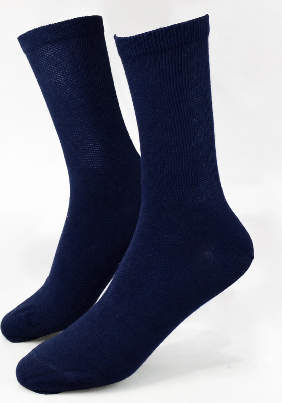 Marie Claire Extra Wide Top Socks 2 Pair Pack - Navy 2 Shaws Department Stores