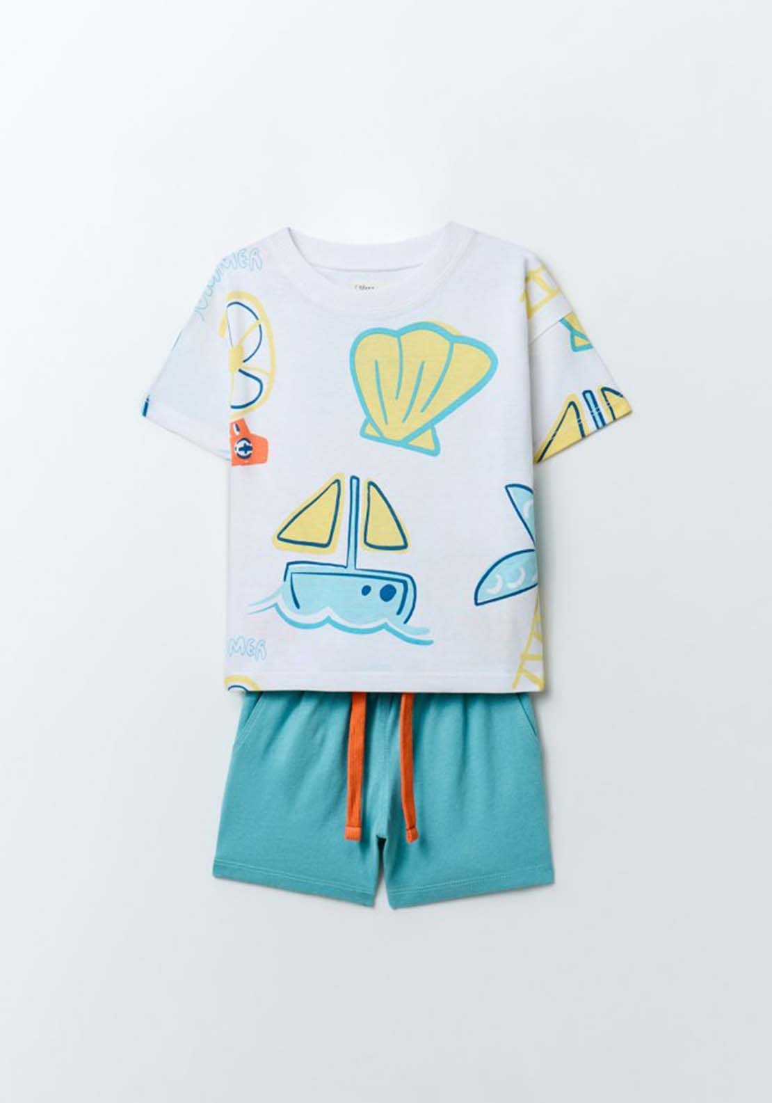 Palm Boats Set - White