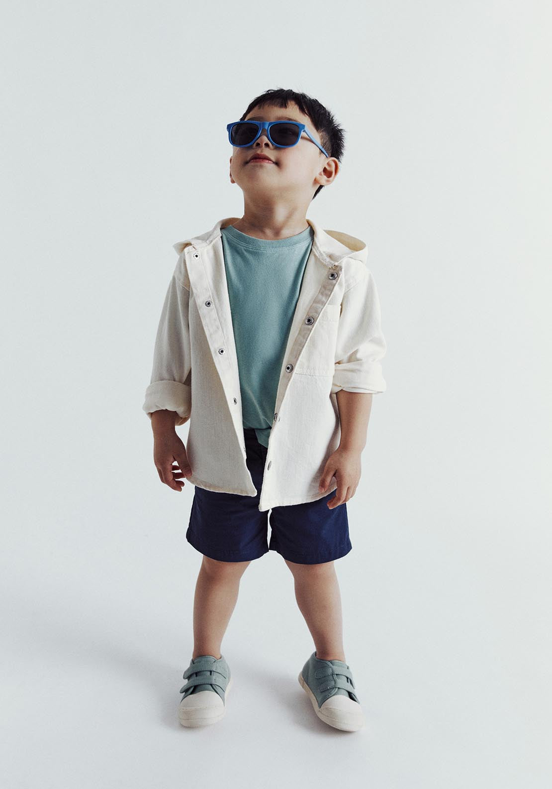 Sfera Chino Bermuda Shorts - Navy / Blue 6 Shaws Department Stores