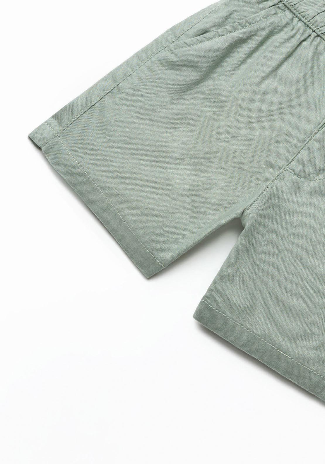 Sfera Loose-Fit Bermuda Shorts - Green 2 Shaws Department Stores