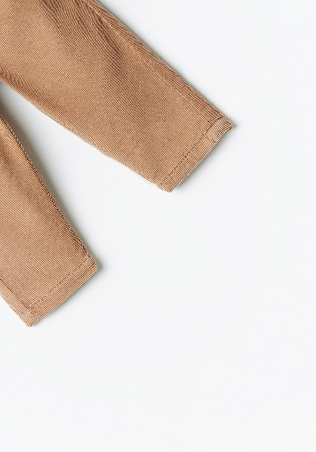 Sfera Corduroy trousers - Camel 3 Shaws Department Stores