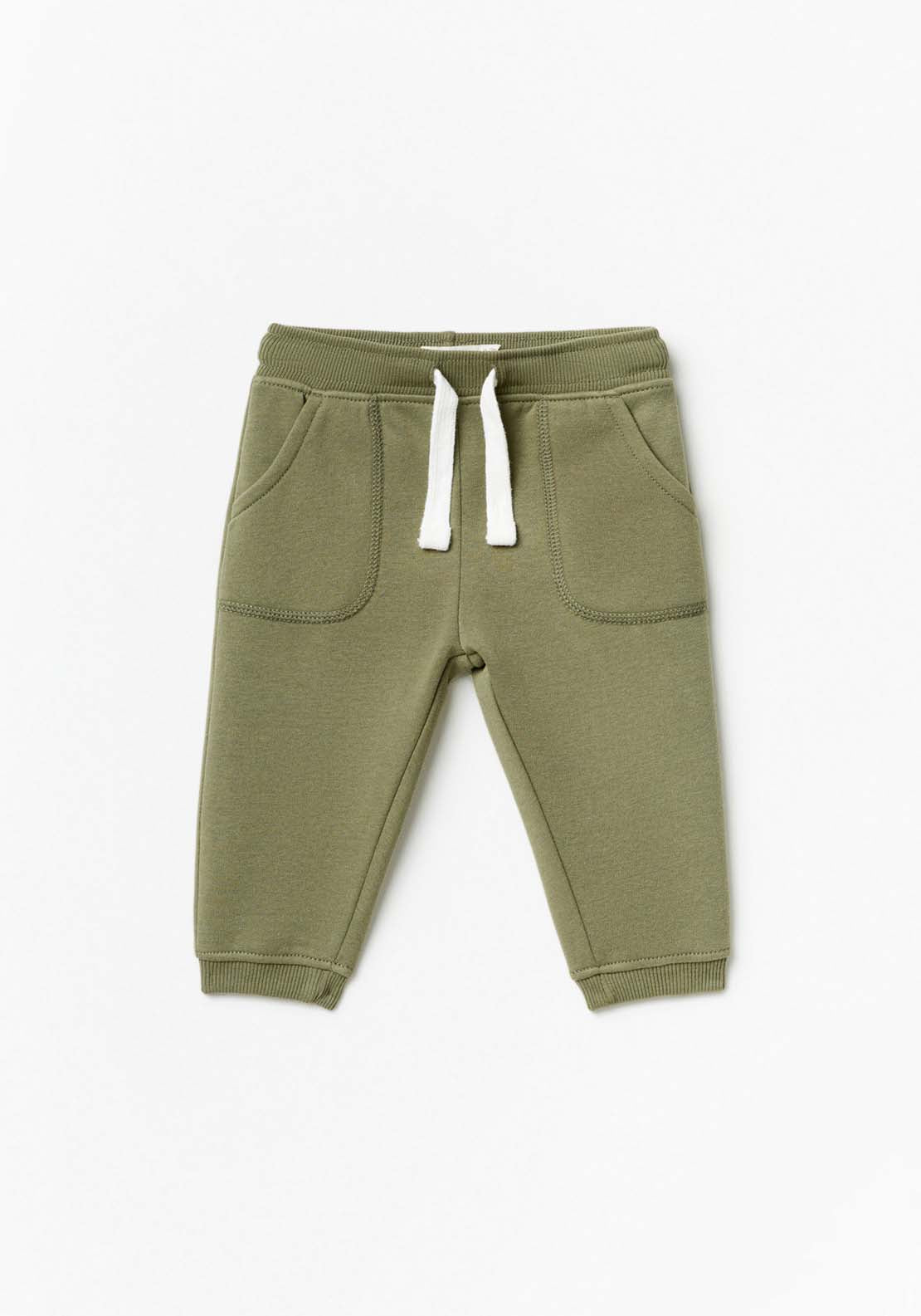 Sfera Basic Joggers With Pockets - Green 1 Shaws Department Stores