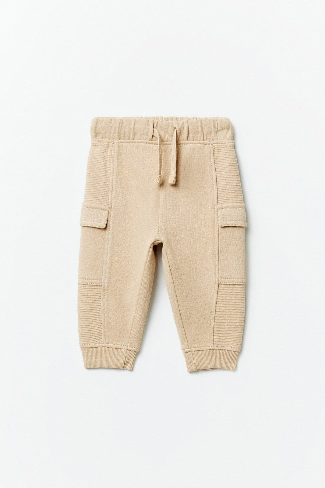 Sfera Mixed-fabric trousers - Beige 3 Shaws Department Stores