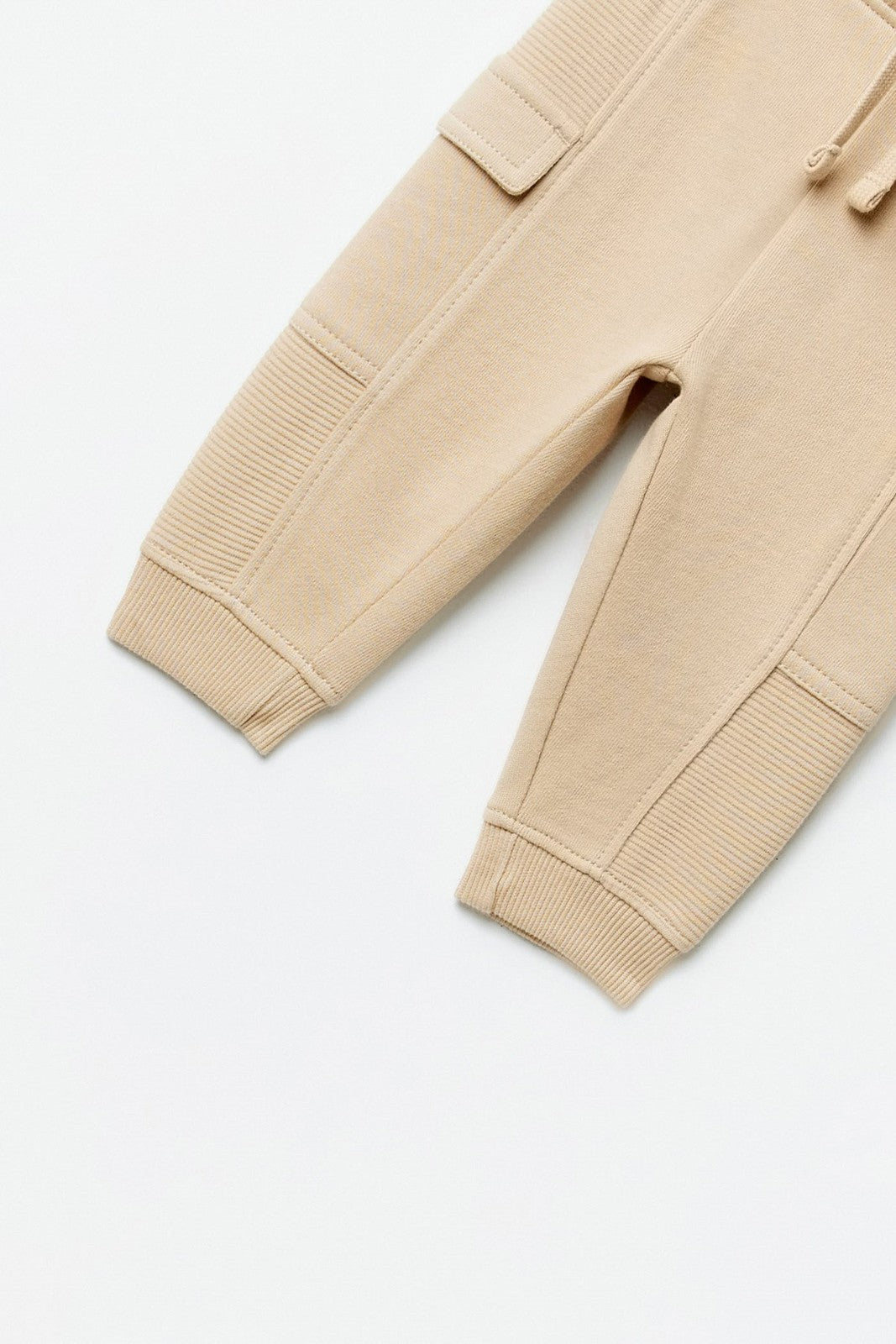 Sfera Mixed-fabric trousers - Beige 5 Shaws Department Stores
