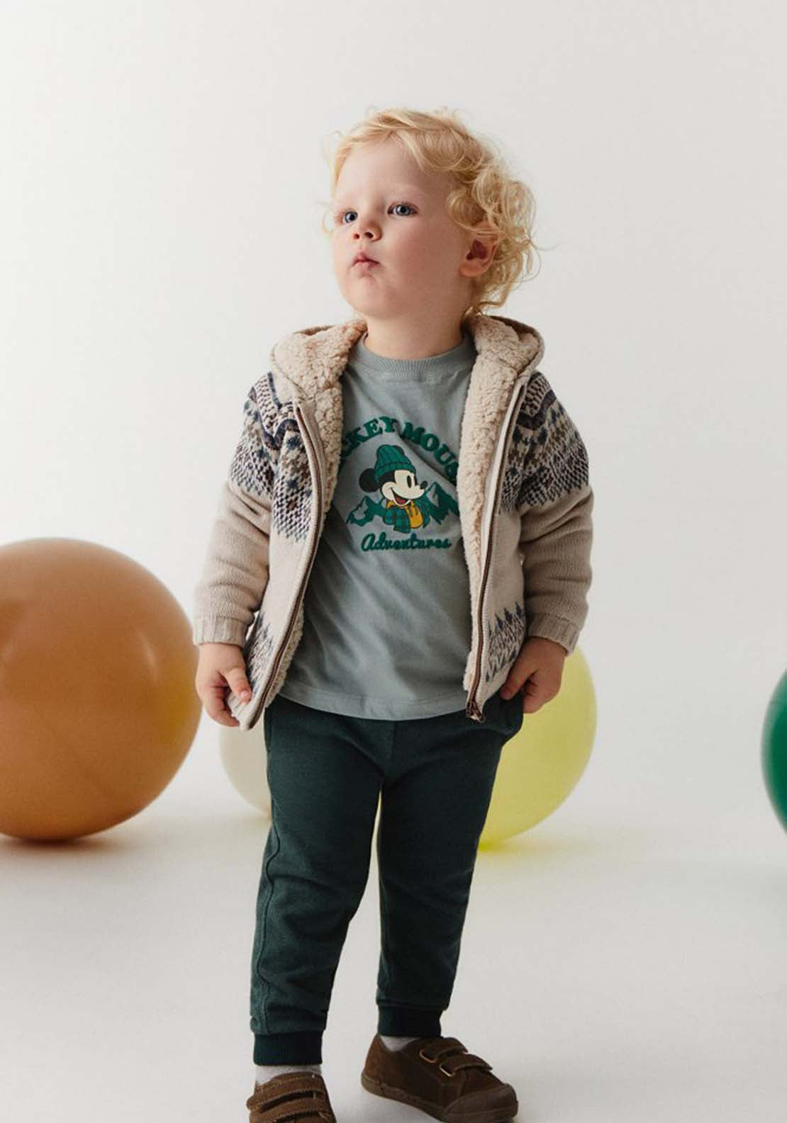 Rib Knit Joggers - Green