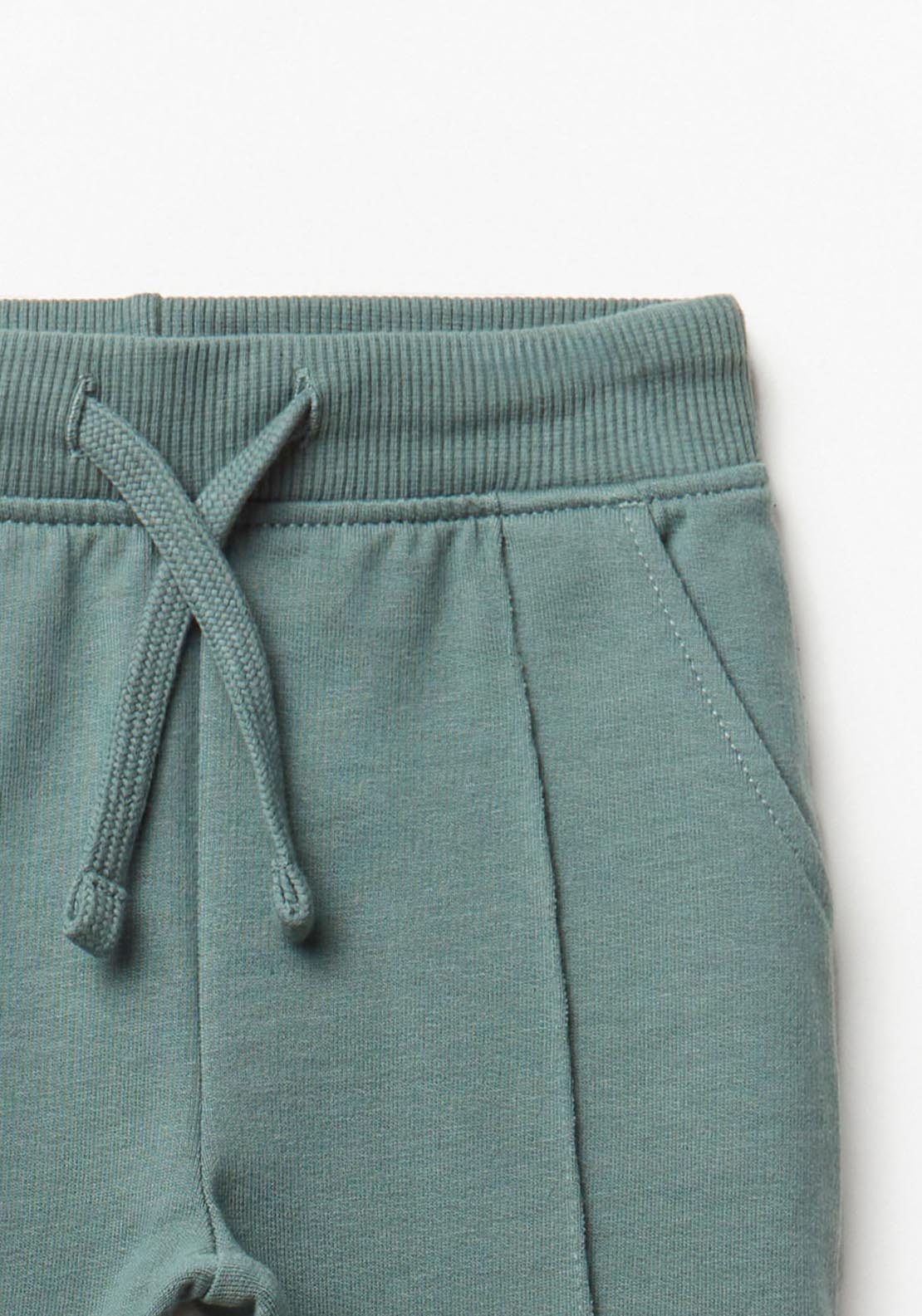 Terry Joggers With Pockets - Green