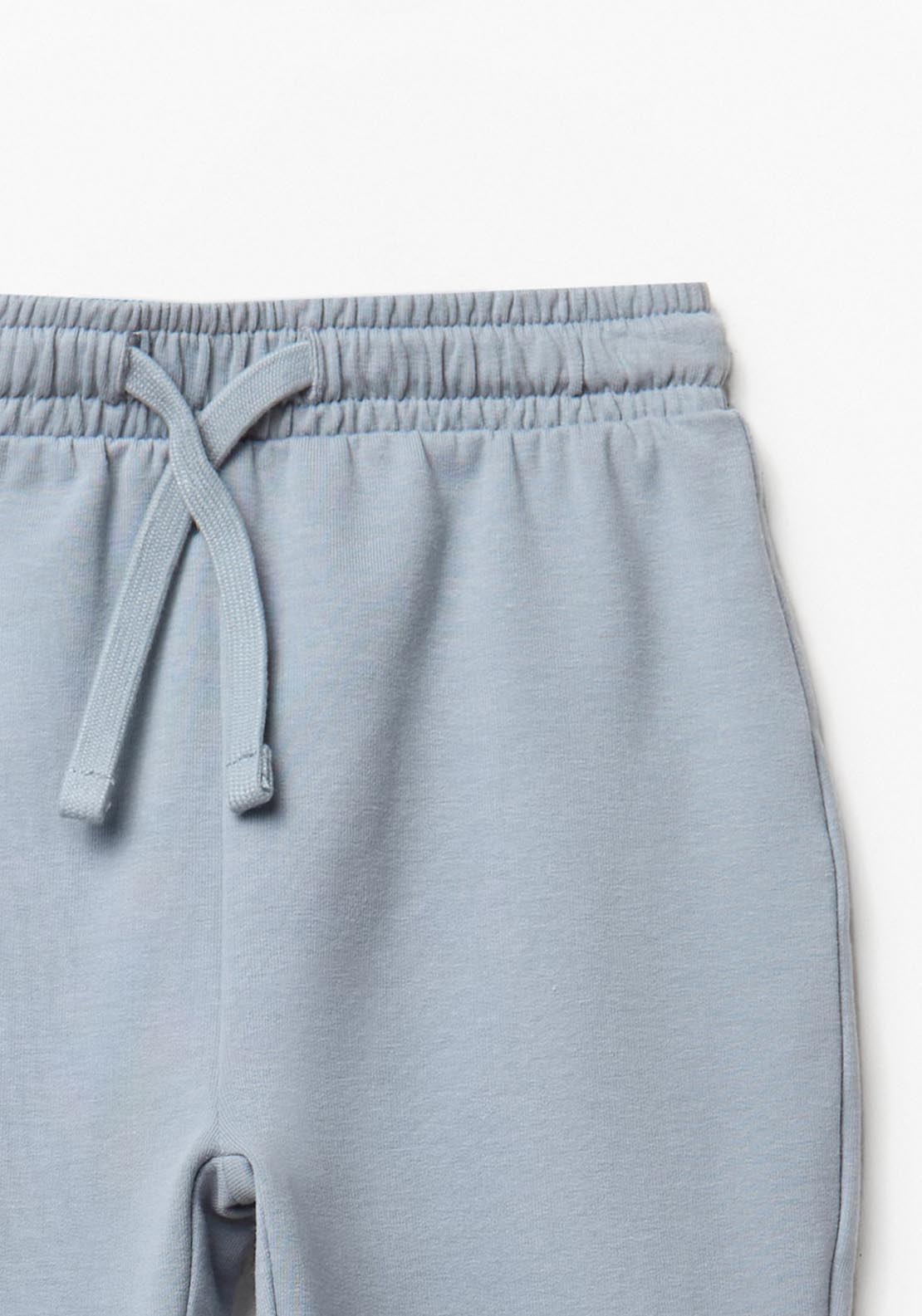 Sfera Terry Joggers With Drawstring - Blue 3 Shaws Department Stores