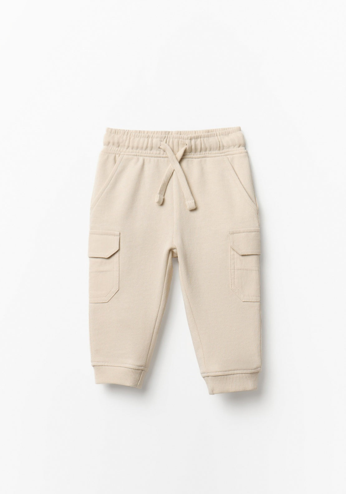 Cargo Terry Cloth Trousers - Grey