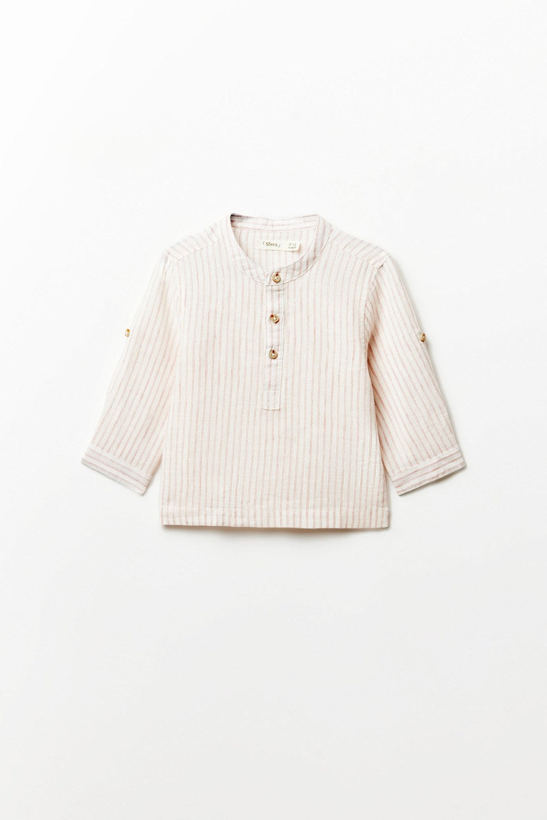 Sfera Cotton-linen shirt - Wine 1 Shaws Department Stores