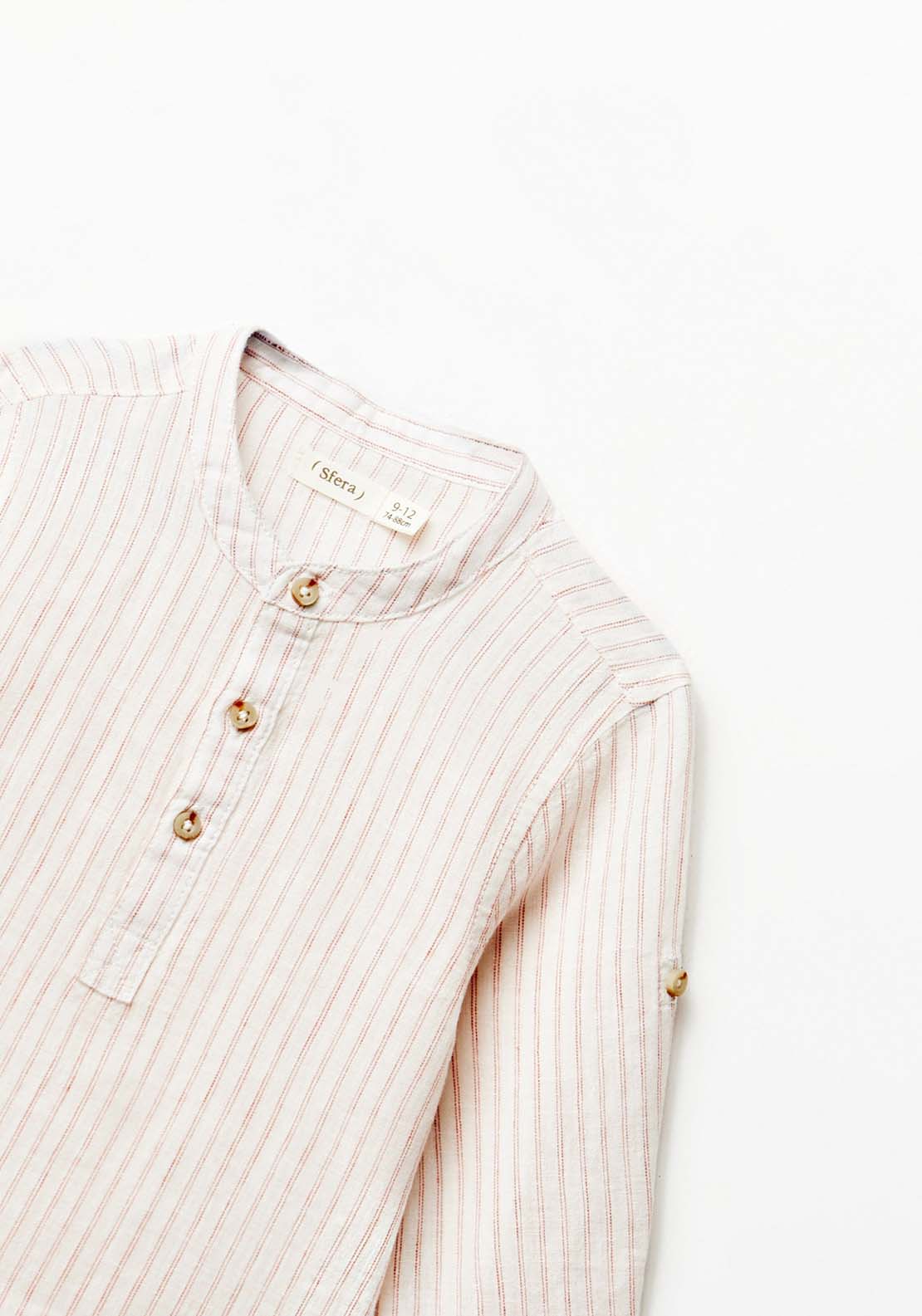Sfera Cotton-linen shirt - Wine 5 Shaws Department Stores