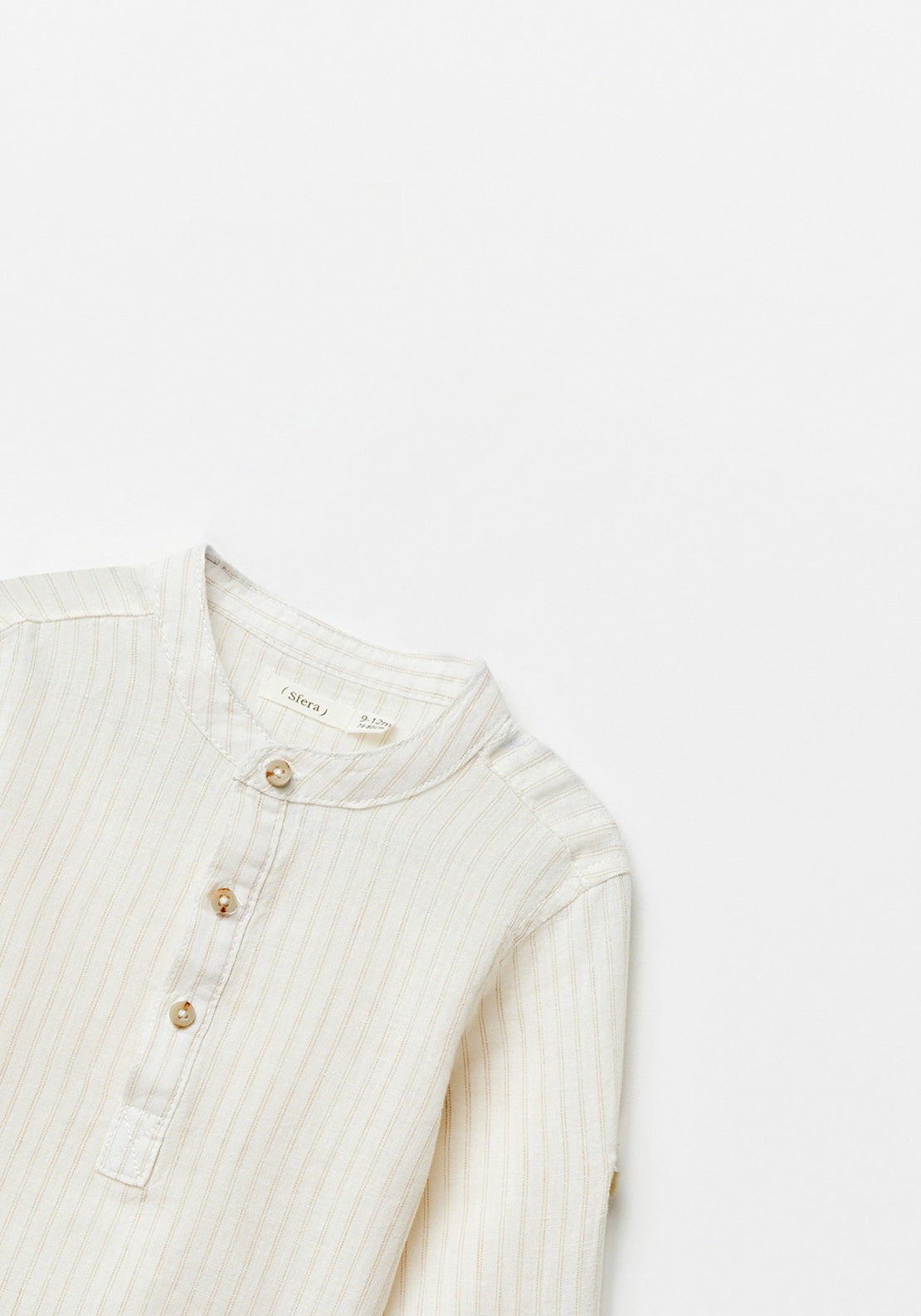 Sfera Cotton-linen shirt - Beige 3 Shaws Department Stores