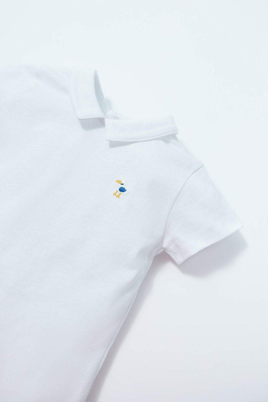 Sfera Polo-collar top - White 2 Shaws Department Stores