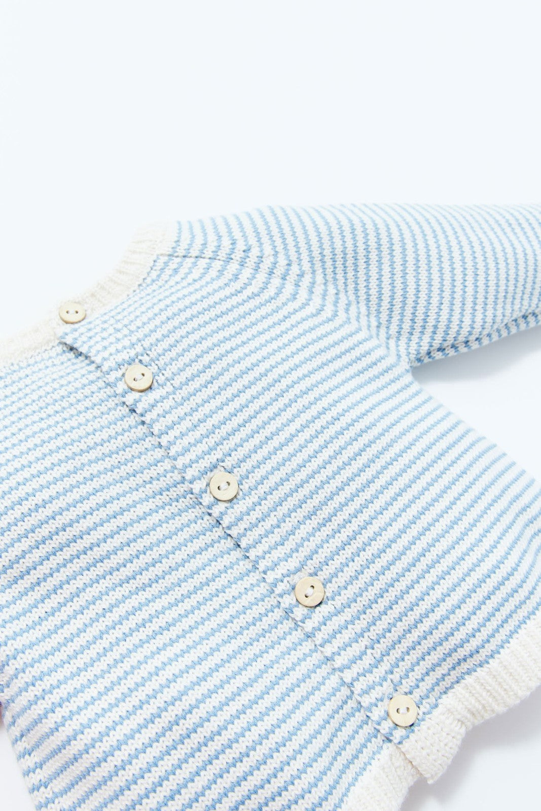Sfera Cotton knit sweater - White 4 Shaws Department Stores