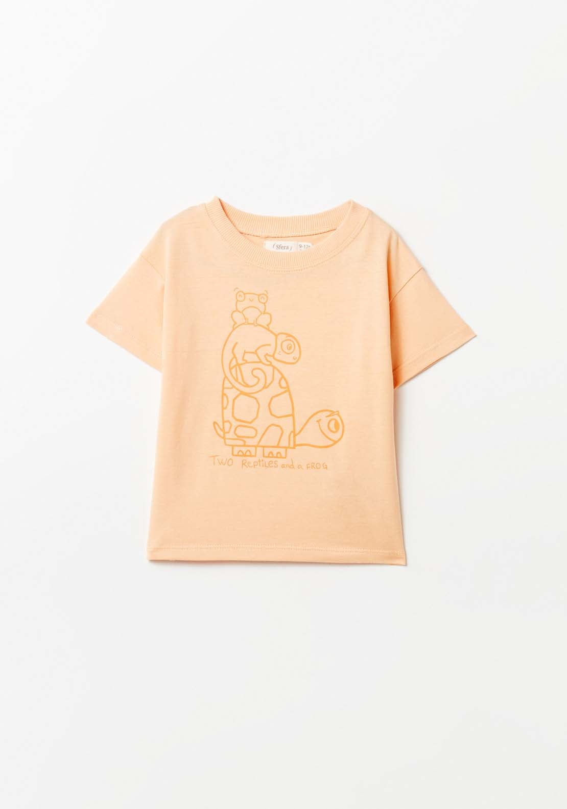 Sfera Turtle T-Shirt - Orange 1 Shaws Department Stores