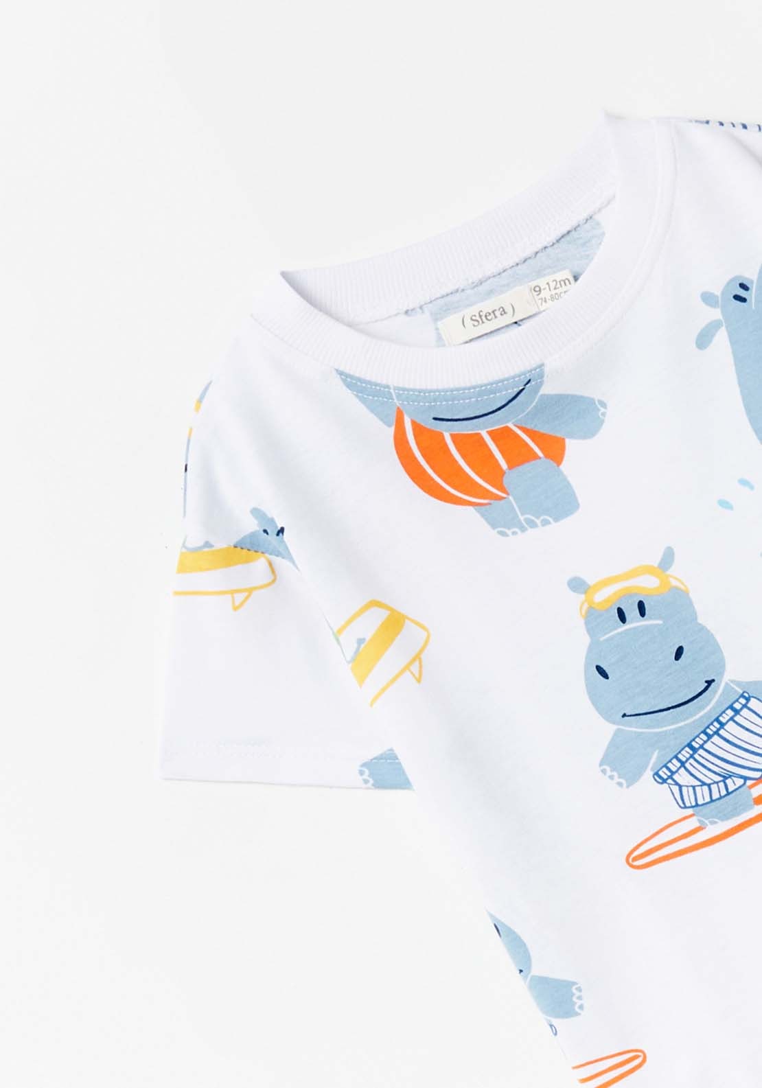 Sfera Hippo T-Shirt - Cream 2 Shaws Department Stores