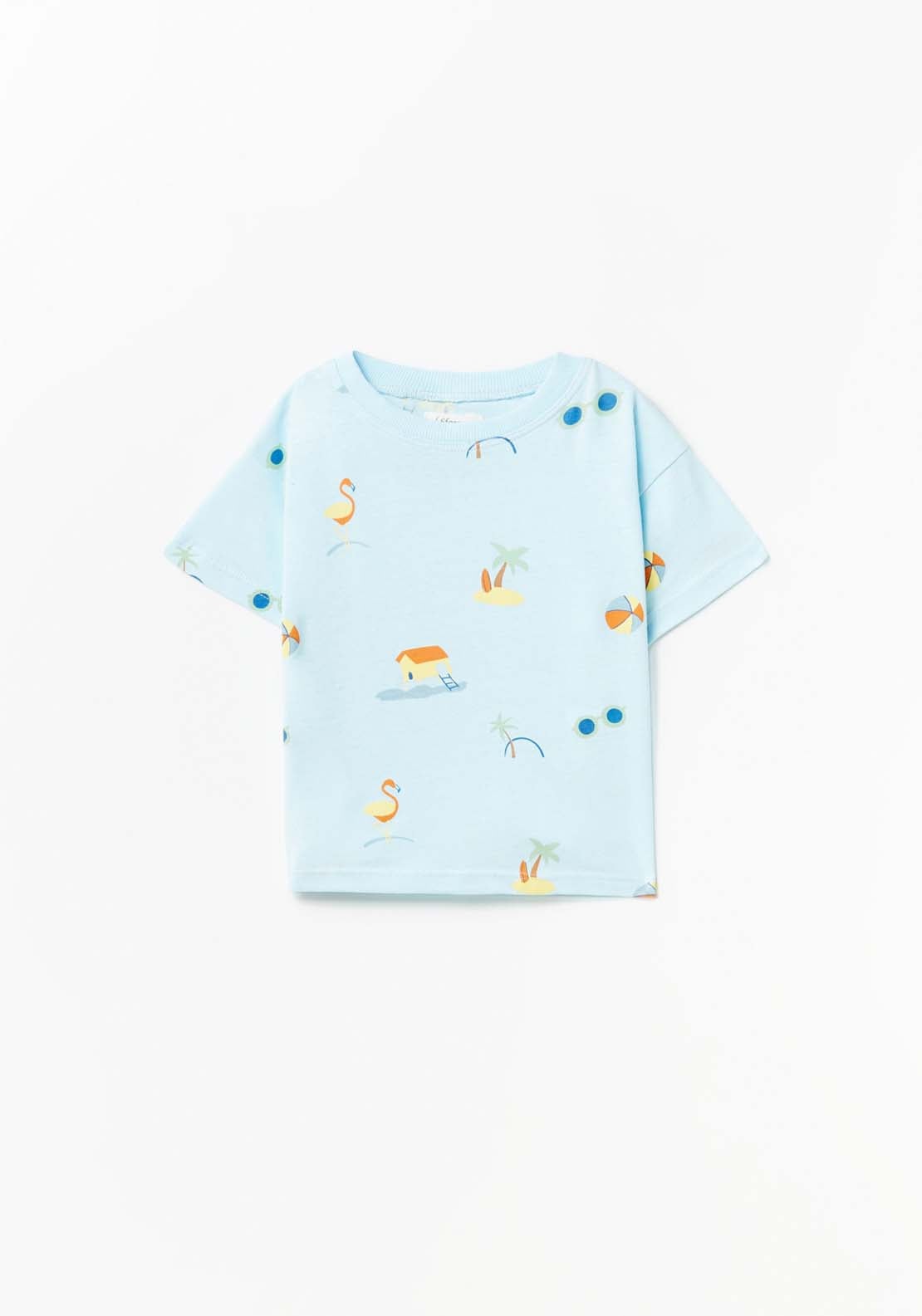 Sfera Beach T-Shirt - Blue 1 Shaws Department Stores