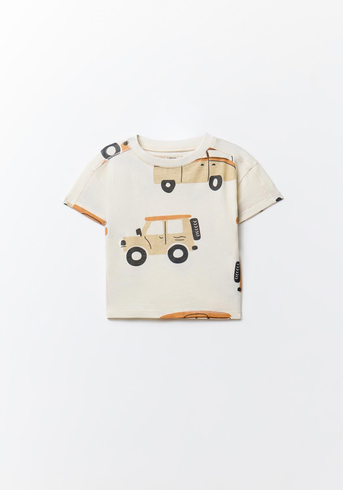 Sfera Printed T-Shirt - White 1 Shaws Department Stores
