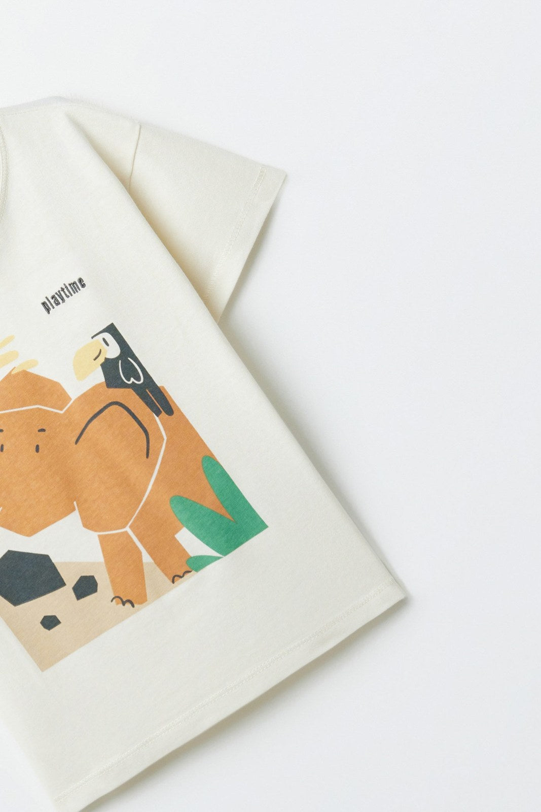Sfera Printed T-shirt - White 3 Shaws Department Stores