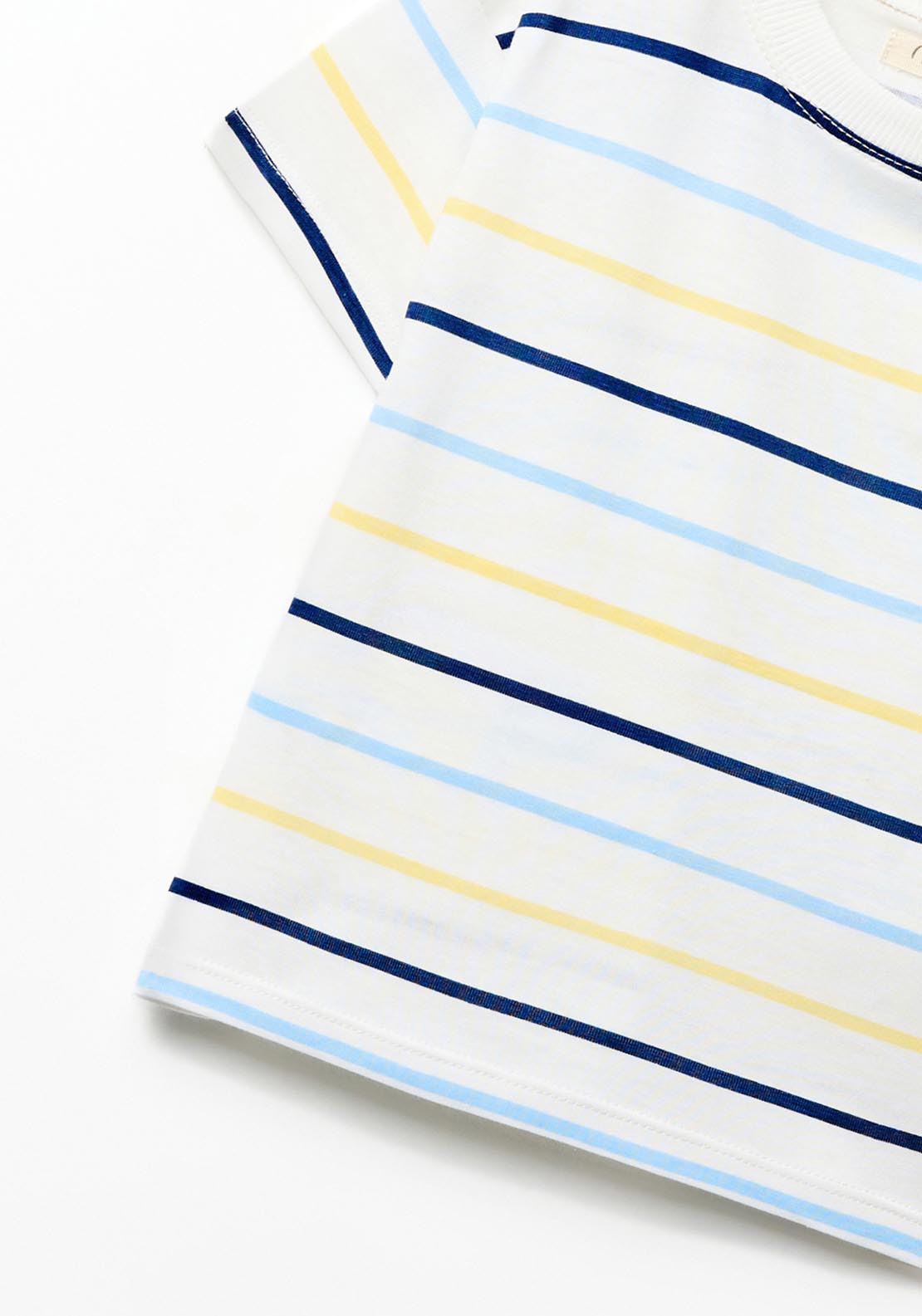 Sfera Striped T-shirt - Yellow 2 Shaws Department Stores