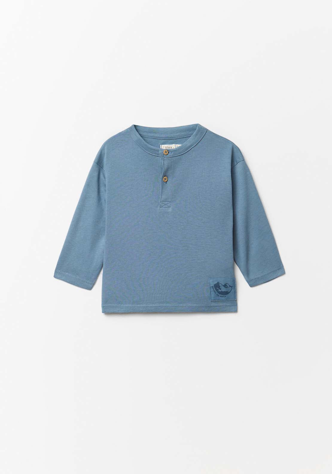 Henley T-Shirt - Blue