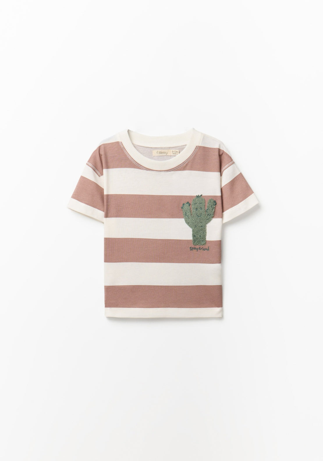 Cactus Striped T-Shirt - Red