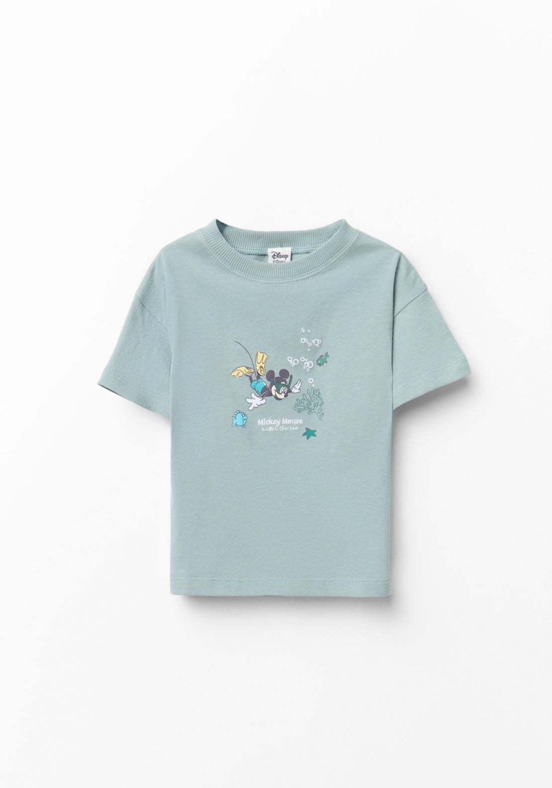 Snorkelling Mickey Mouse T-Shirt - Green