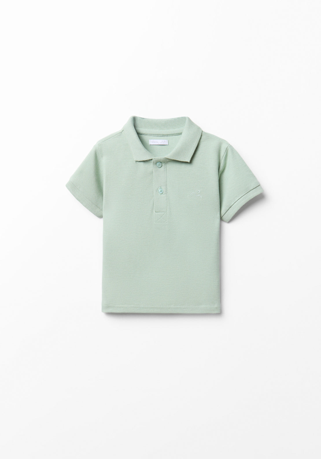 Solid Colour Polo Shirt - Green