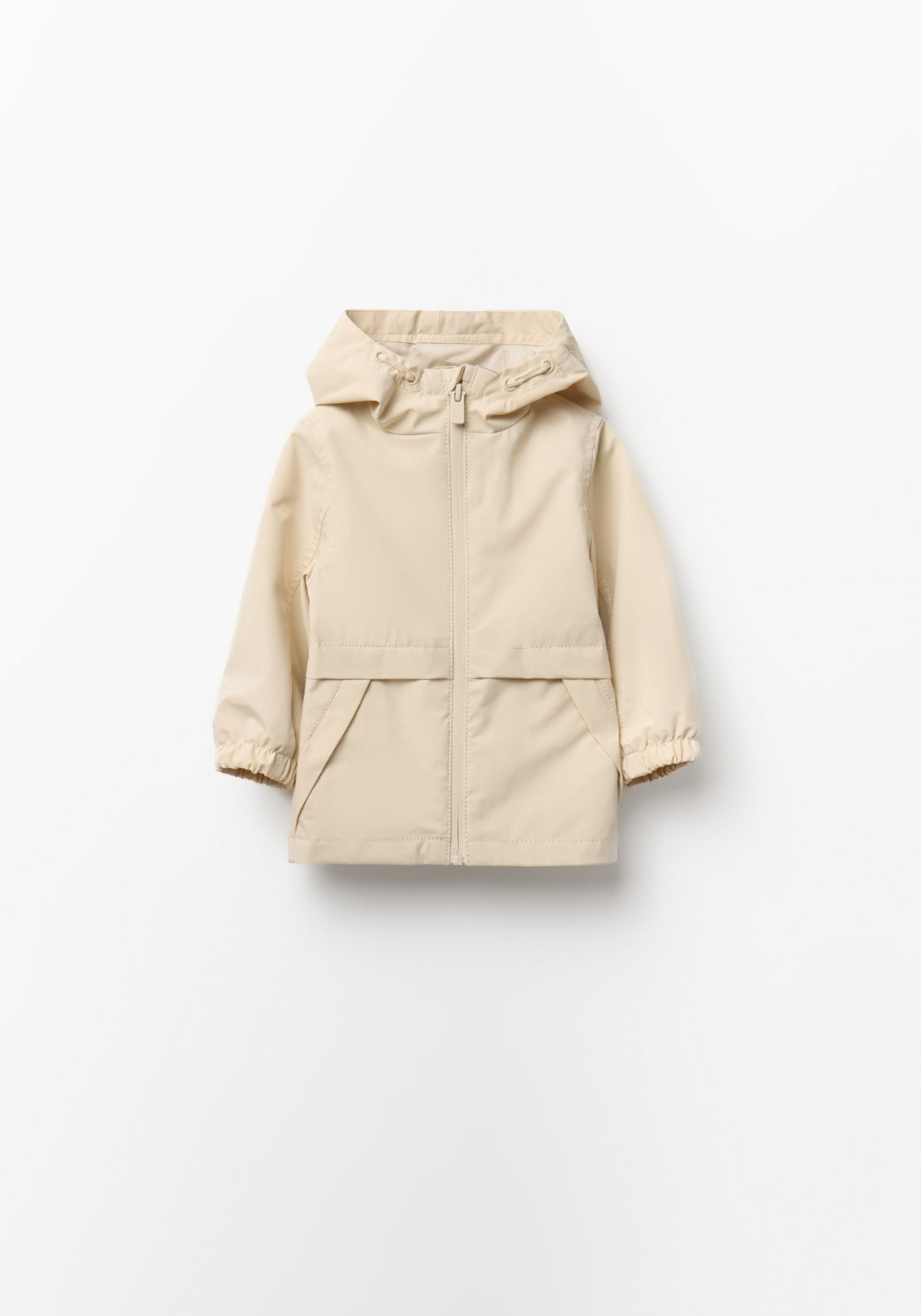 Plain Windbreaker - Cream