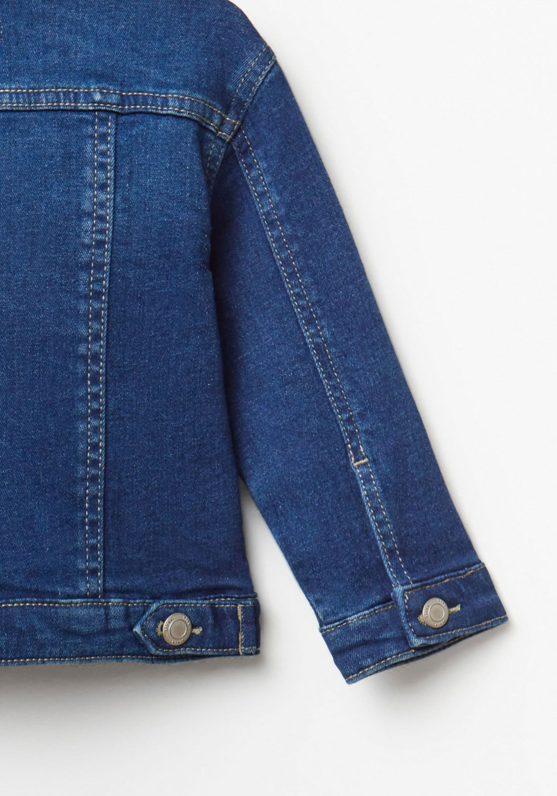 Denim Jacket With Pockets - Denim Medium Wash