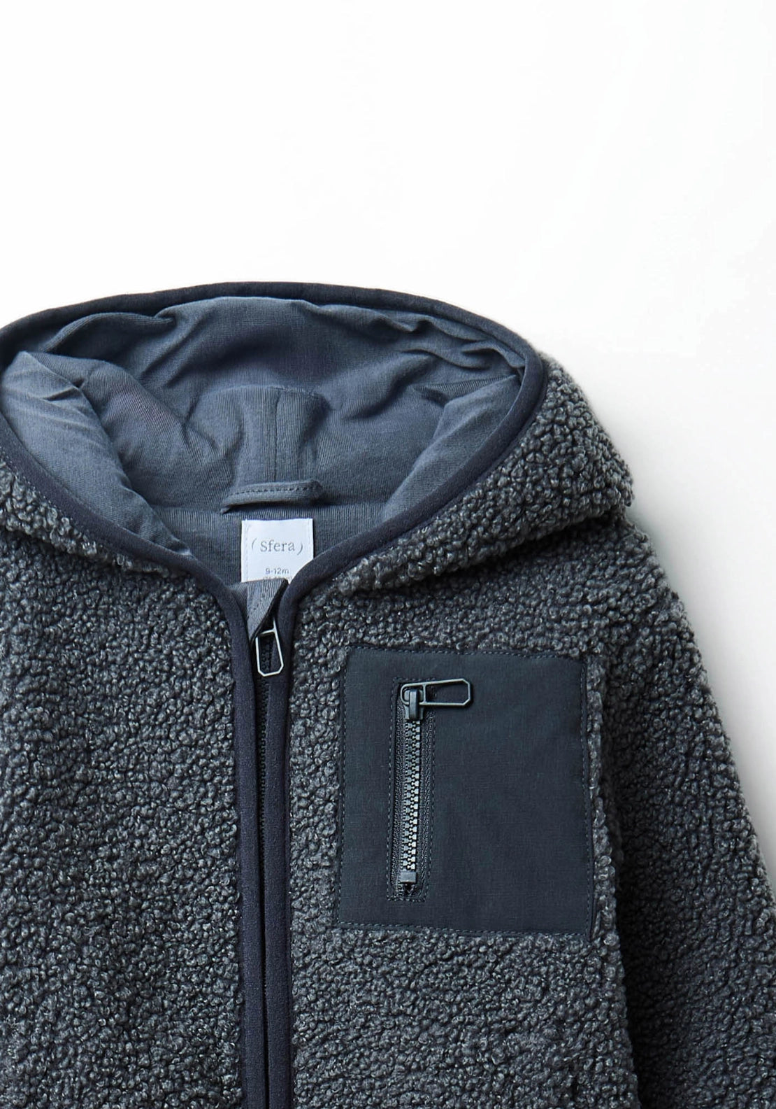 Multi Pocket Borg Jacket - Grey