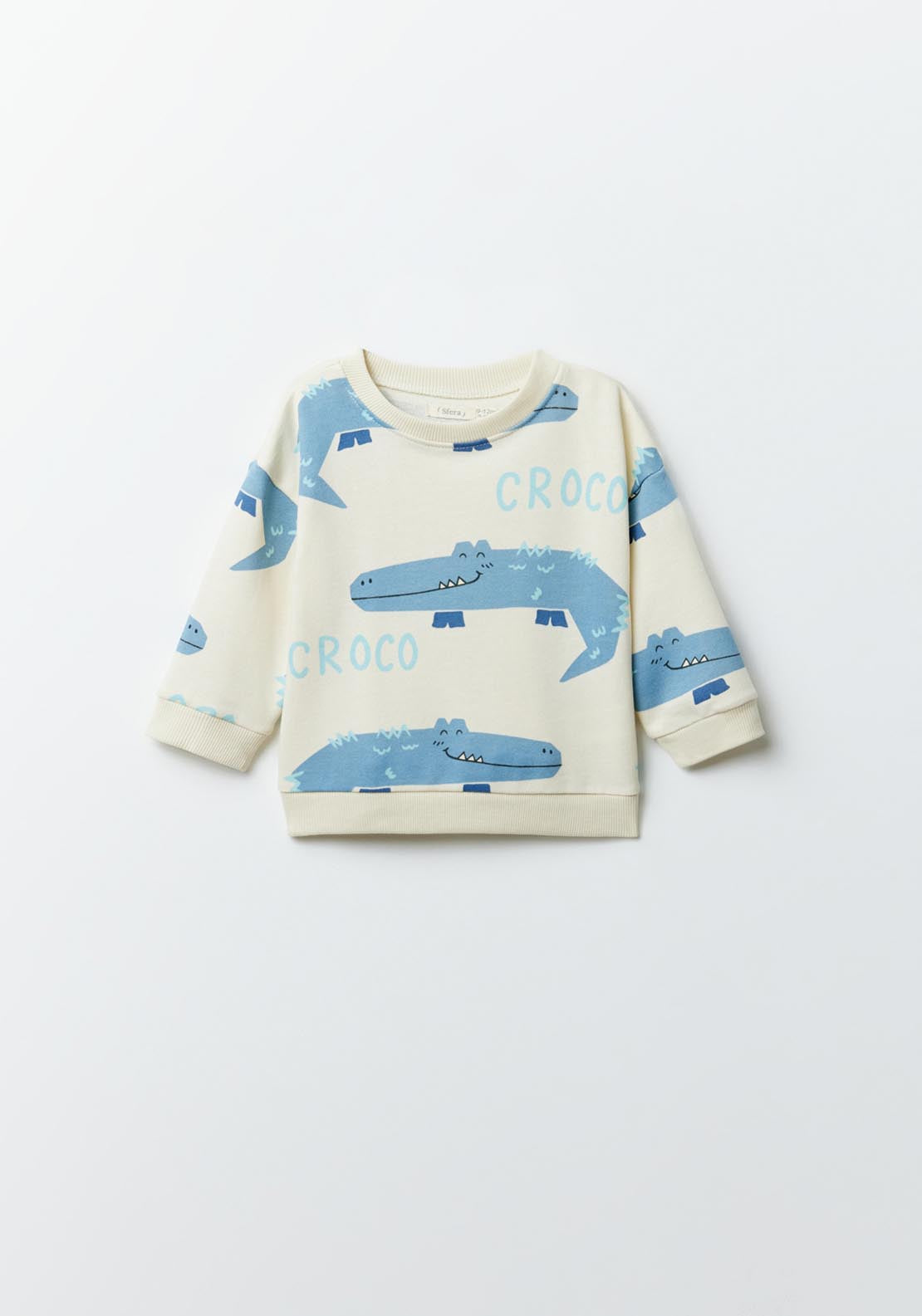 Sfera Printed tiger sweatshirt - Green Light 4 Shaws Department Stores
