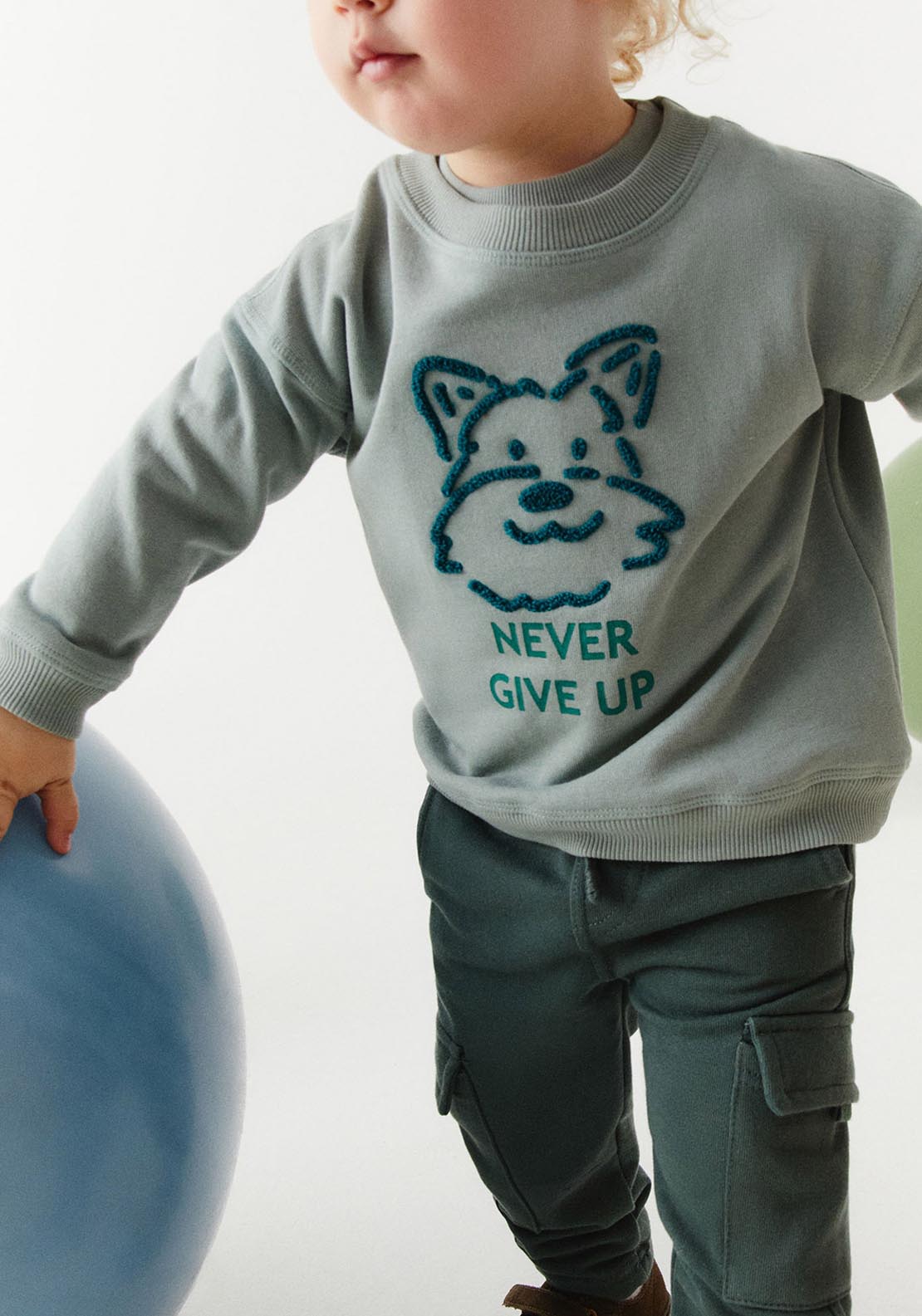 Sfera Dog Towel Sweatshirt - Green 1 Shaws Department Stores