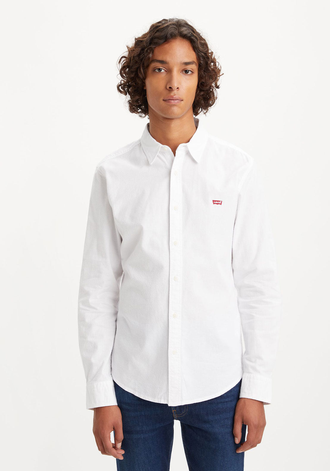 Levis white shirt mens best sale