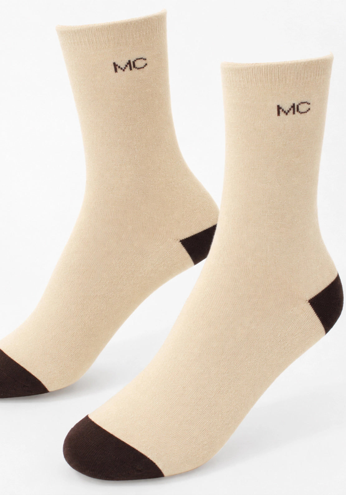 Marie Claire Bamboo Socks 2 Pair Pack - Brown Mix 4 Shaws Department Stores