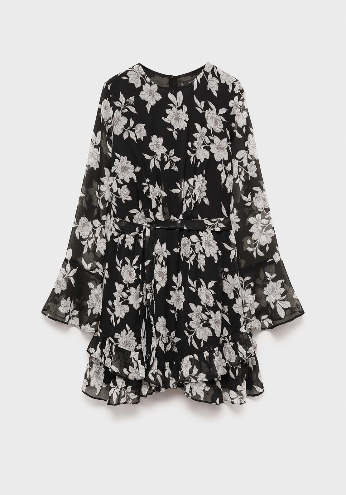 Mango Dress Swan - Black 8 Shaws Department Stores